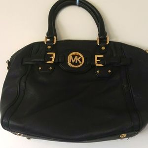 GUC Michael Kors black leather purse